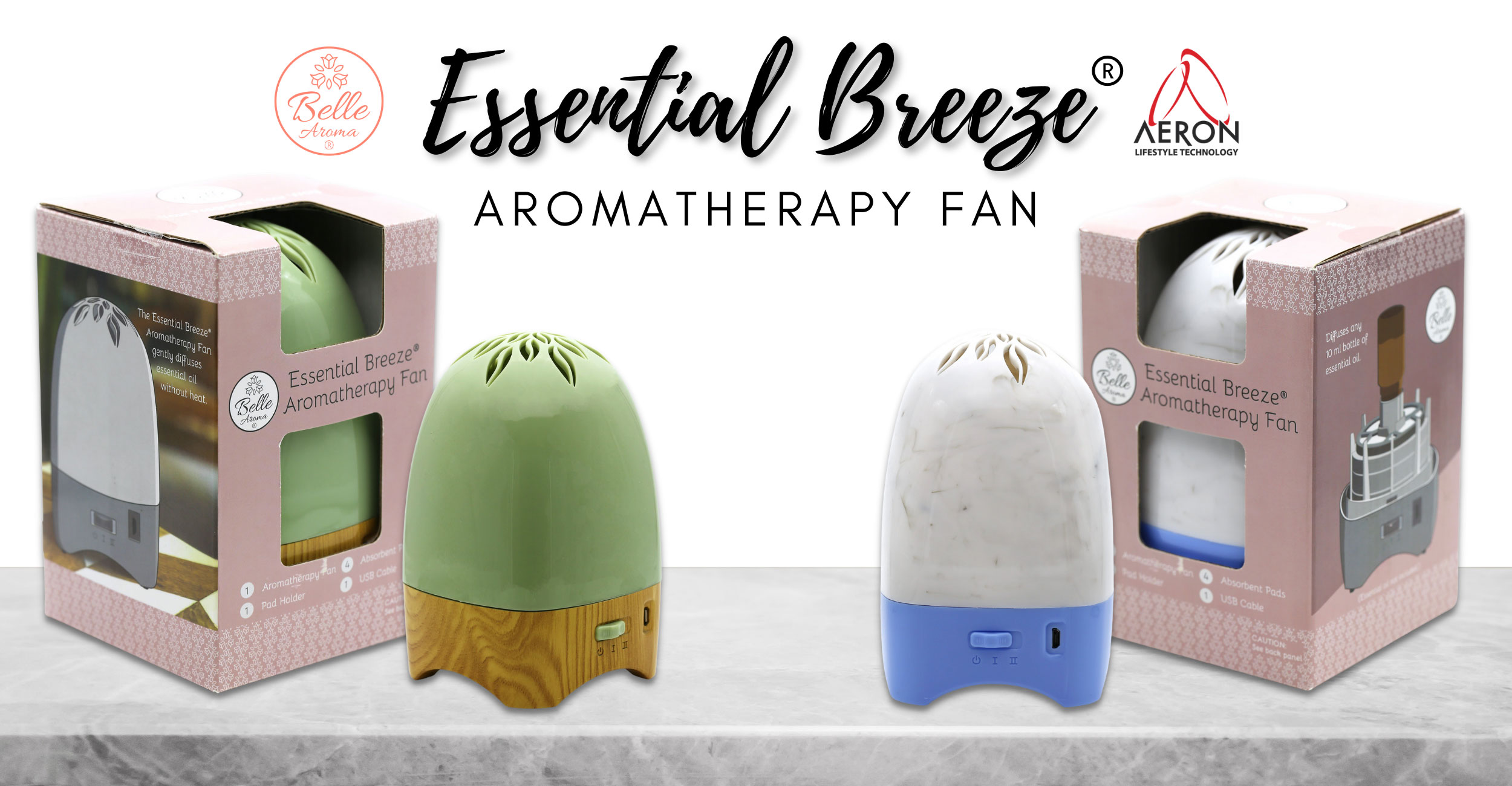 AERON's Essential Breeze® Aromatherapy Fan,